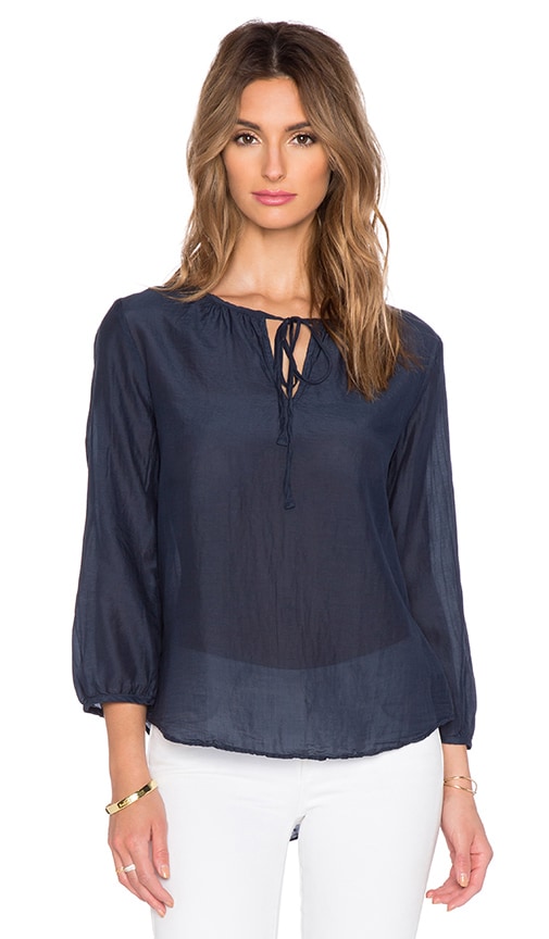 Oceana Silk Cotton Voile Top