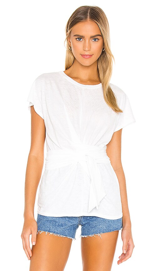 Velvet by Graham & Spencer Bexley Top in White