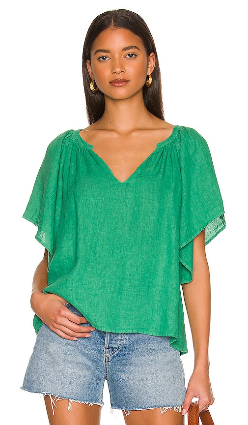 Velvet by Graham & Spencer Kalila Top in Apple | REVOLVE