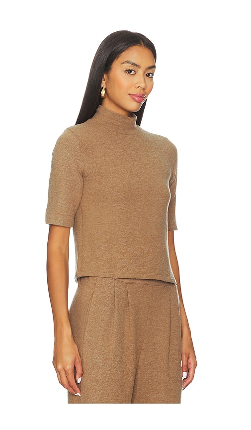 Velvet By Graham & Spencer Malaya Top In Brown