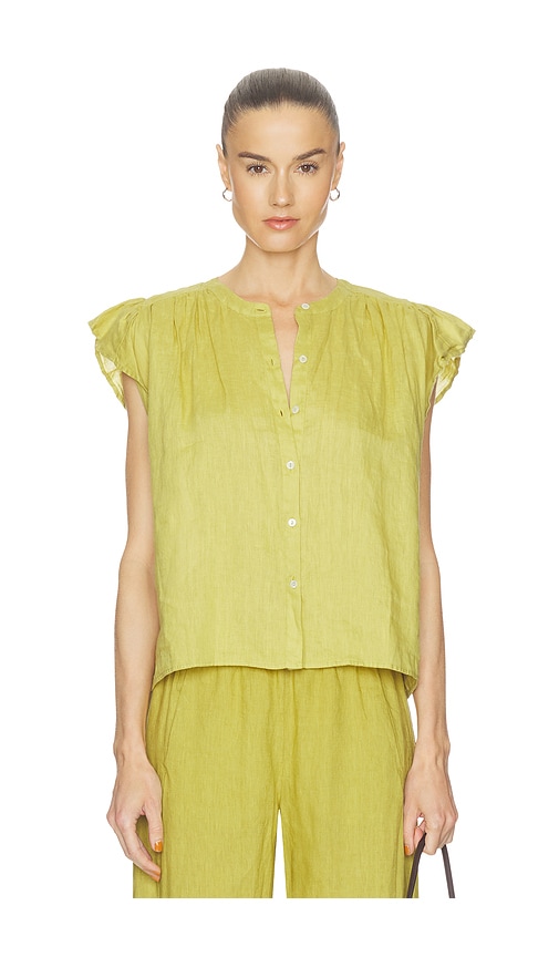 Velvet by Graham & Spencer Janey Woven Linen Top