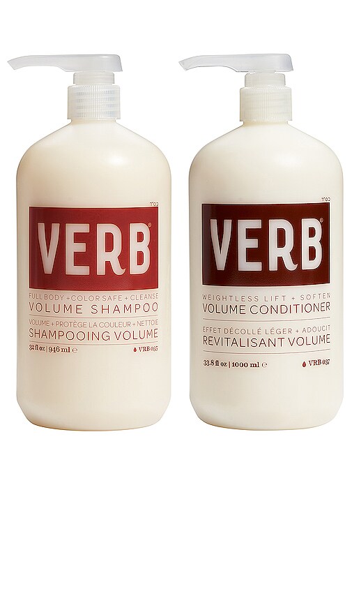 VERB Volume Shampoo + Conditioner Liter Duo in Beauty: NA.