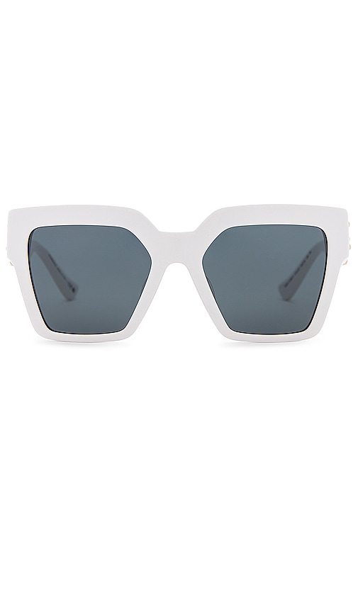 Versace Square Sunglasses In White