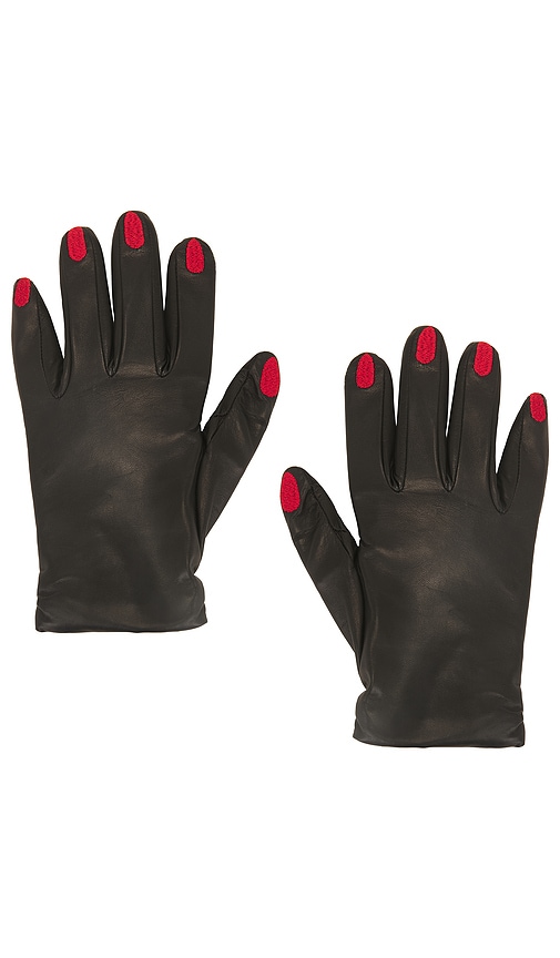 Nail Gloves in Black. - size XS (also in L, M, S)