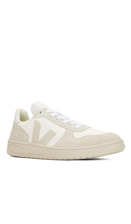 Shop Veja V-10 Sneakers In White