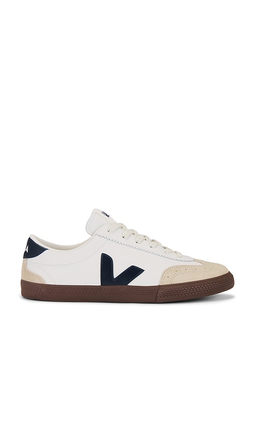 Veja Volley in White, Nautico, & Bark