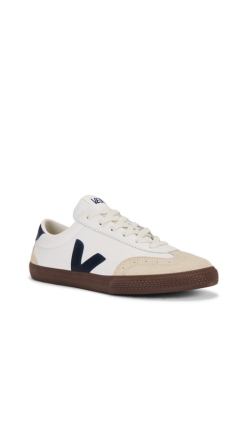 Veja Volley Sneakers With Contrasting Inserts In White