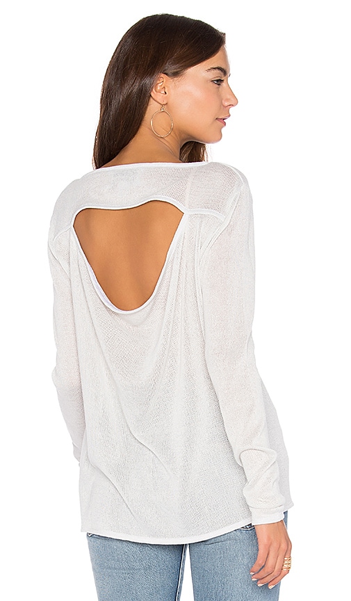 Viktoria + Woods Column Open Back Top in Ice Grey | REVOLVE