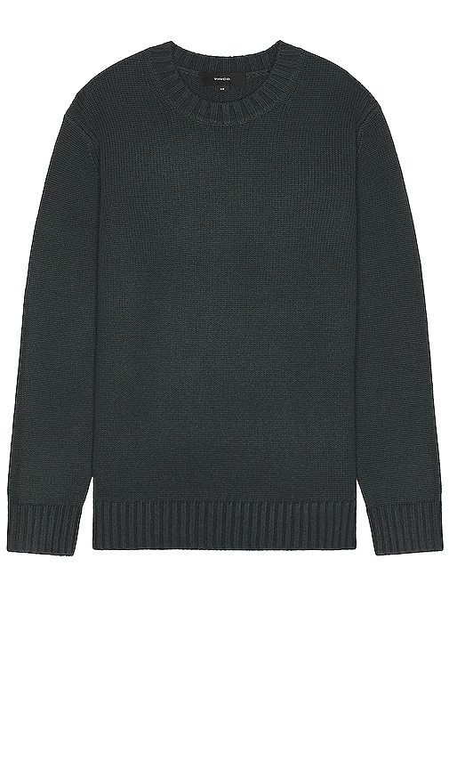 Vince Relaxed Crew Sweater In Midnight Forest