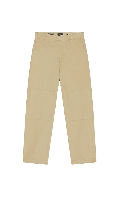 Peached Cotton Henry Pant in Beige. - size 30 (also in 31, 32, 33, 34, 36) - Vince - Modalova