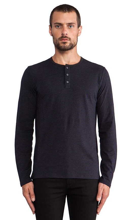 Favorite Jersey Striped Henley
