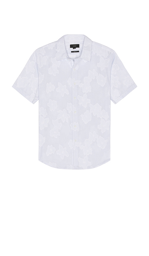 Fil Coupe French Placket Shirt in Blue. - size L (also in M, S, XL/1X) - Vince - Modalova