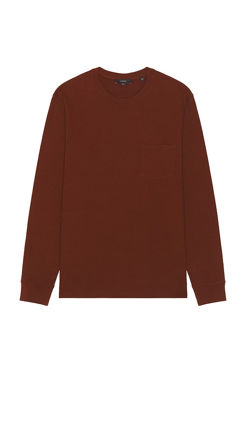 Vince Jersey Pocket Crewneck Tee