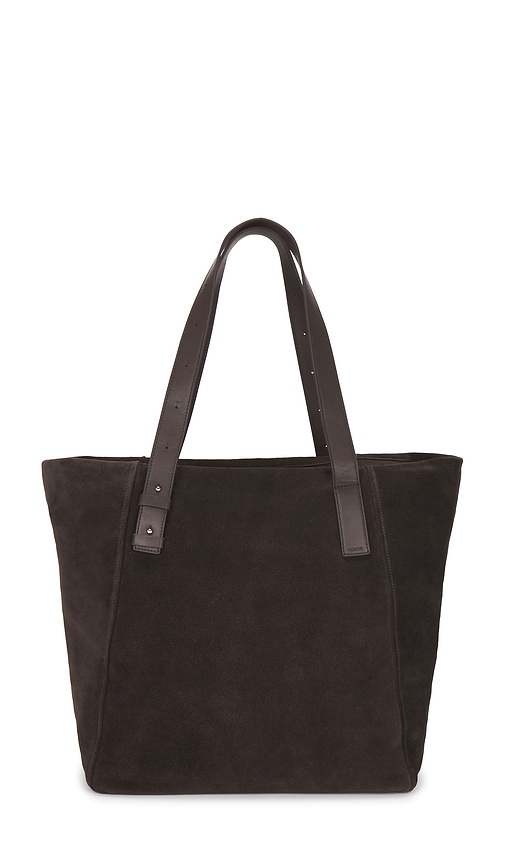Vince Westmore Xl Suede Tote In Brown