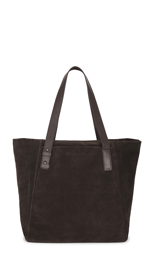 Vince Westmore Xl Suede Tote In Brown