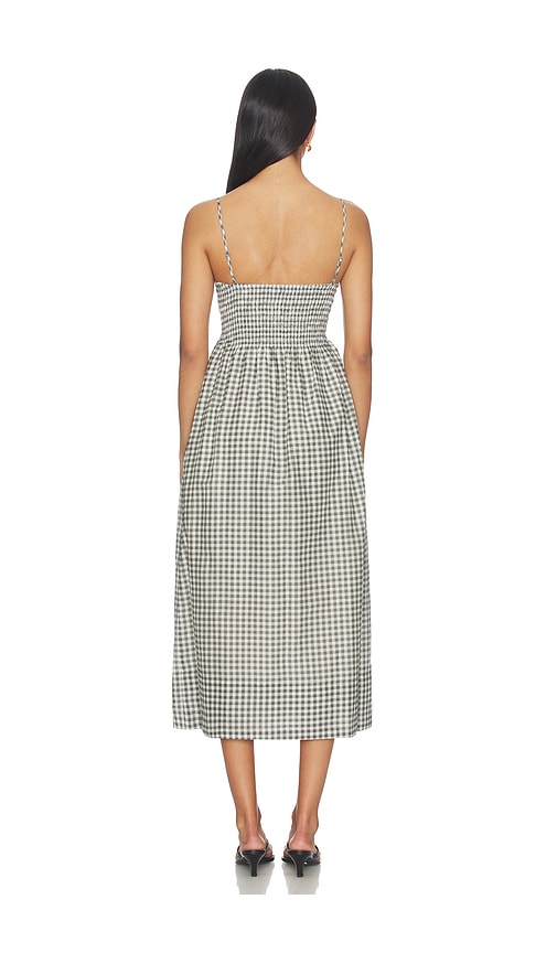  Vince Gesmoktes Camisole-kleid Mit Bindegürtel In Grey. Größe Xxs. Also In S, M, L. 