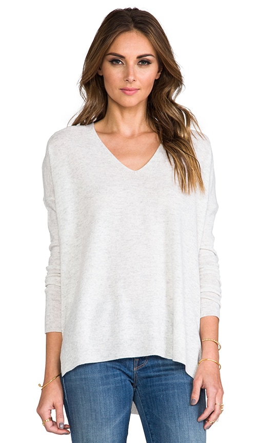Rack Stitch V-Neck