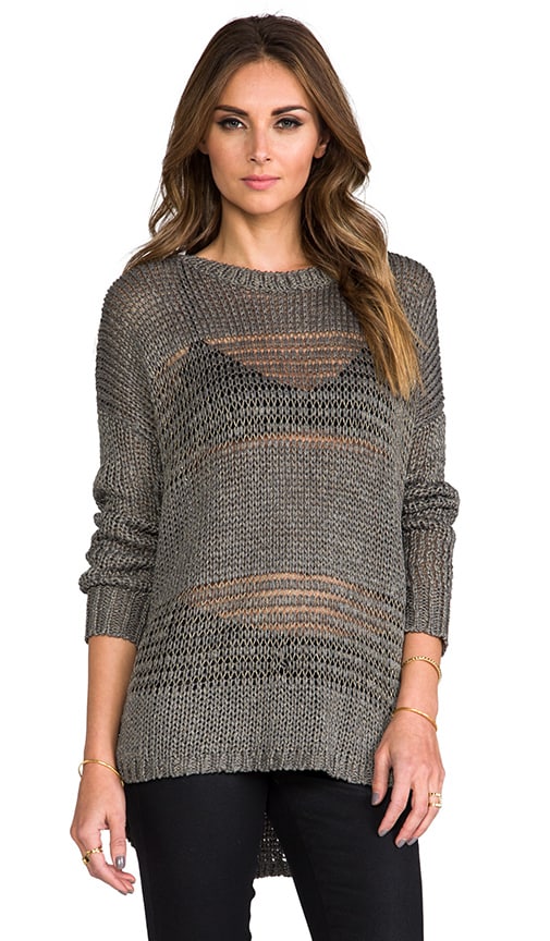 Shadow Stripe Boatneck Sweater