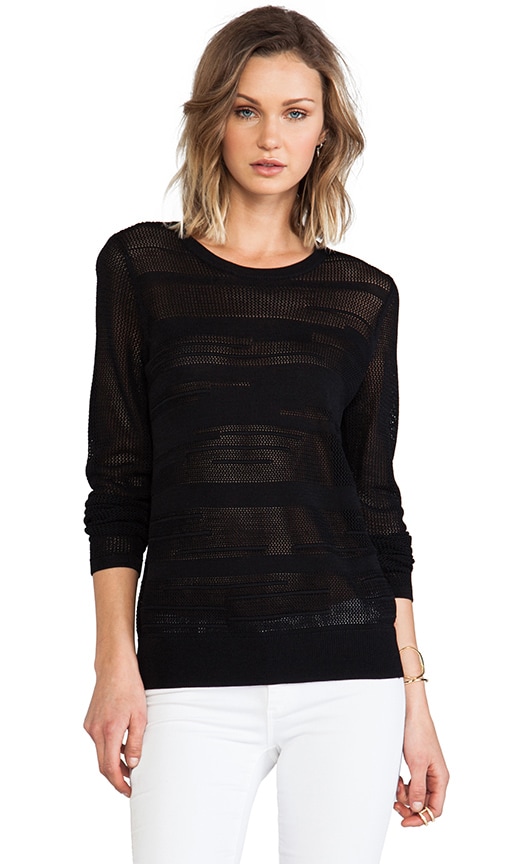 Engineered Crew Neck Sweater