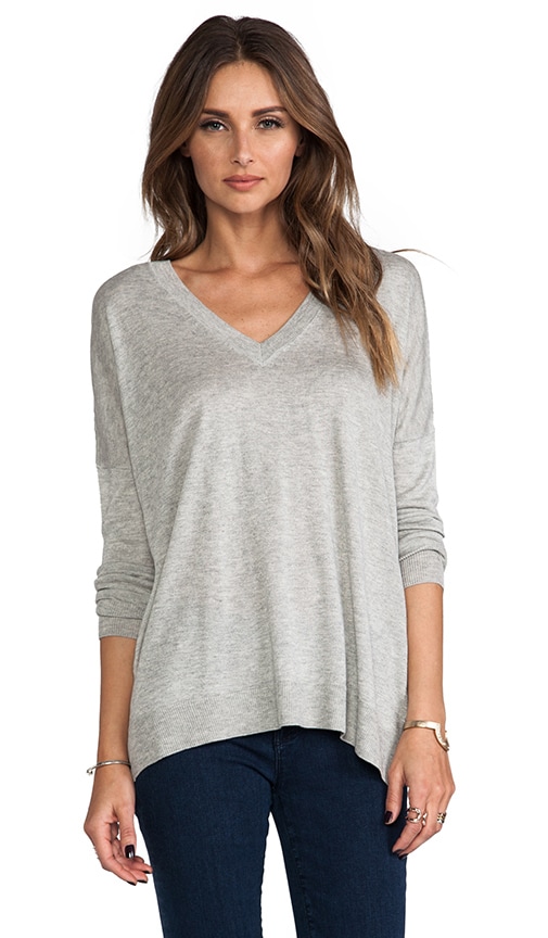 Double V-Neck Sweater