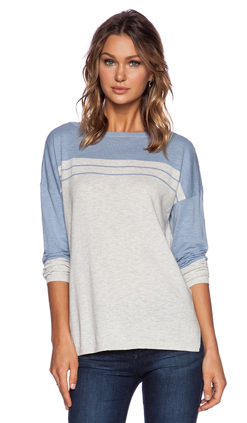Stripe Yoke Sweater