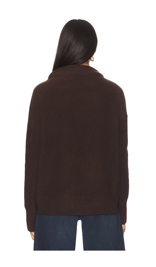  Vince Gekochter Pullover Mit Trichterkragen In Brown. Größe S. Also In Xs. 