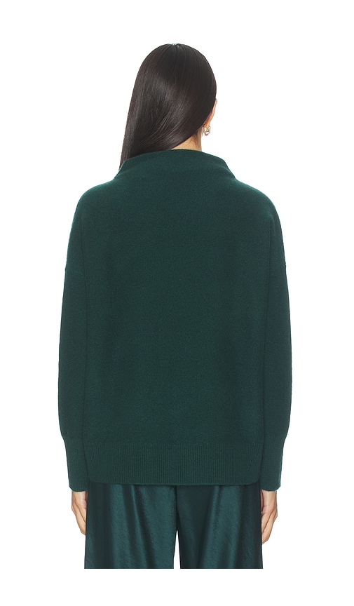  Vince Gekochter Pullover Mit Trichterkragen In Dark Green. Größe S. Also In Xs, L. 