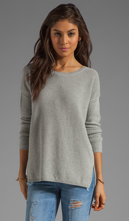 Seed Stitch Stretch Crew Sweater