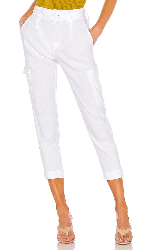 Belted Linen Pant