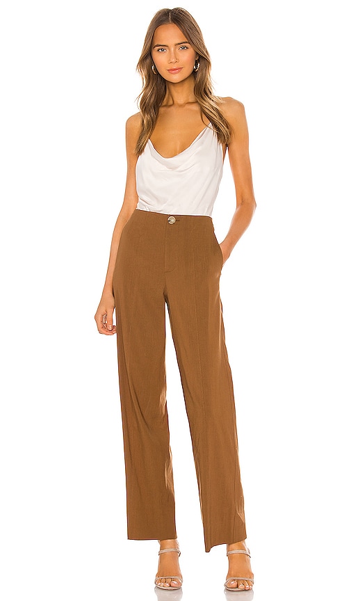 high waisted straight leg pants