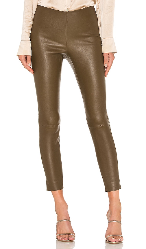 Vince cropped hotsell leather leggings