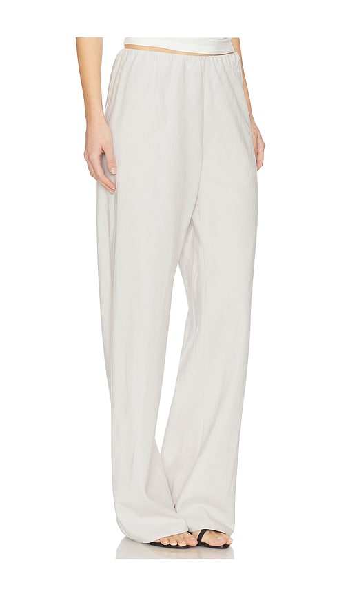 Vince High Waist Bias Pant In Ivory