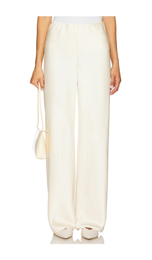 Fluid Bias Pant in Cream. - size L (also in M, S, XL, XS, XXS) - Vince - Modalova