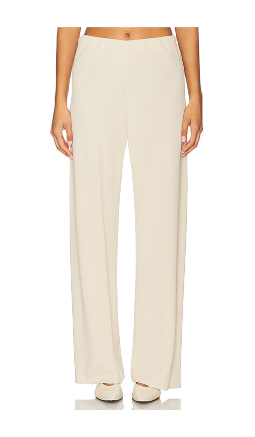 Vince High Waisted Bias Pant In Neutral