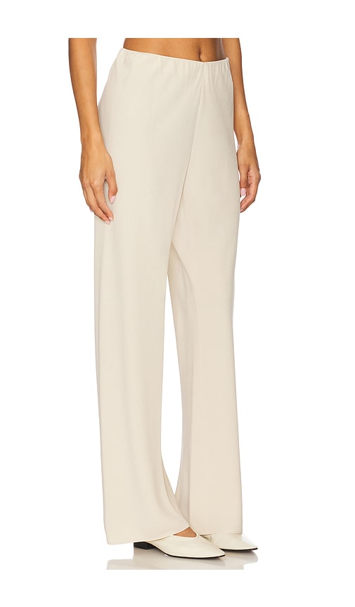 Vince High Waisted Bias Pant In Neutral