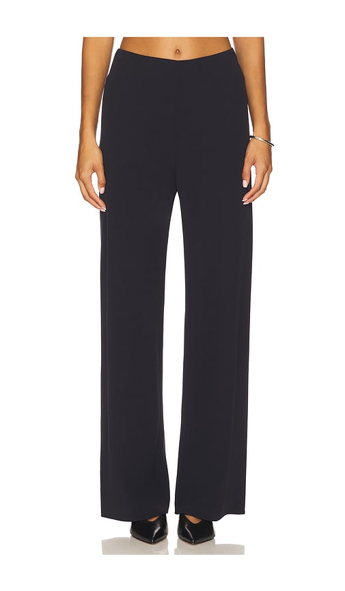 Vince High Waisted Bias Pant In Blue