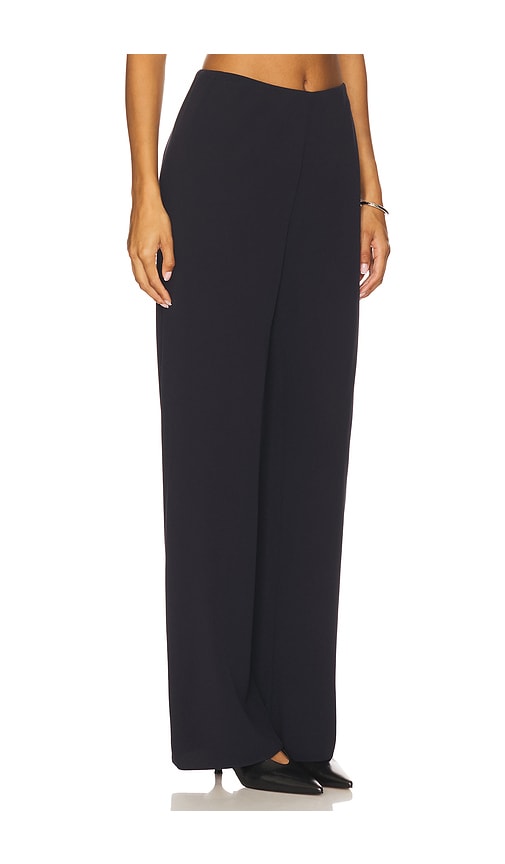 Vince High Waisted Bias Pant In Blue