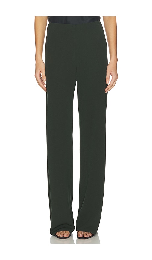 Vince High Waist Bias Pant In Green