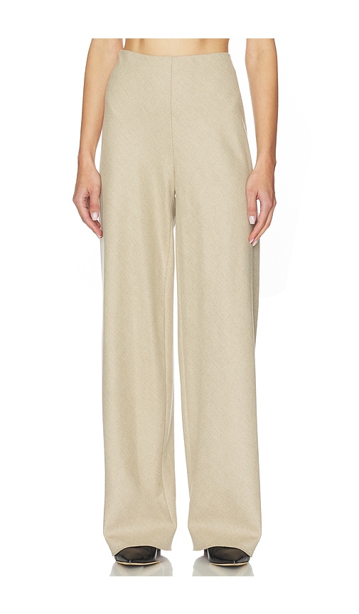 Vince High Waist Wool Blend Bias Pant