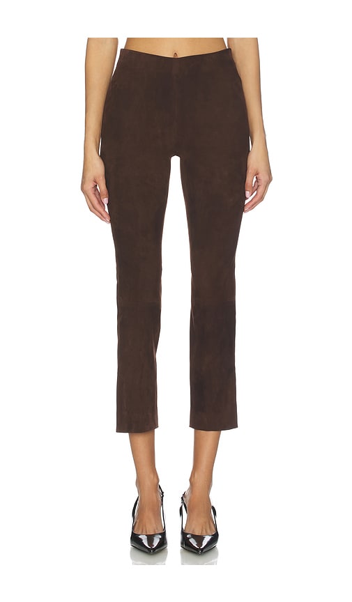 Vince Suede Split Hem Crop Pant