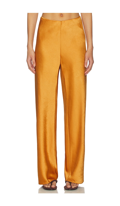 Vince High Waist Satin Bias Pant