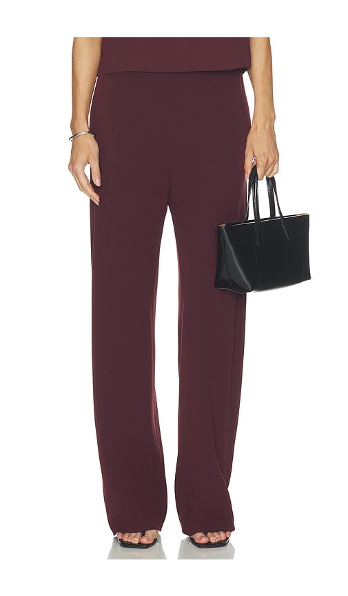 Vince PANTALON BIAIS TAILLE HAUTE EN CRPE COLETTE en Burgundy Taille M Also en XXS XS S L 408 €