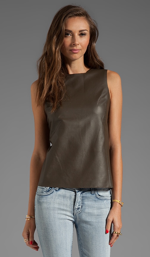 Perforated Leather Shell