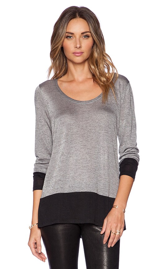 Long Sleeve Scoop Tee