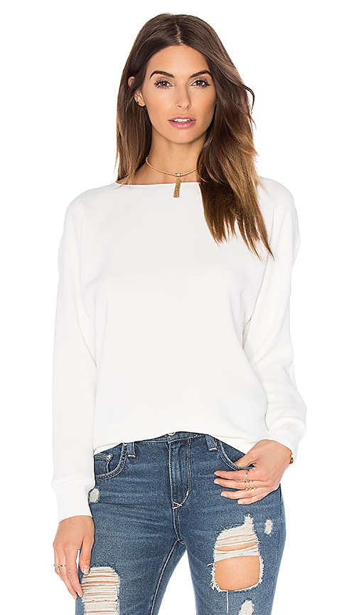 Rib Cuff Dolman Blouse