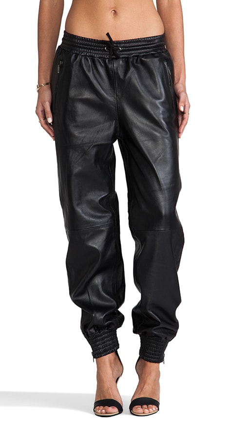 Stampaid Leather Track Pant