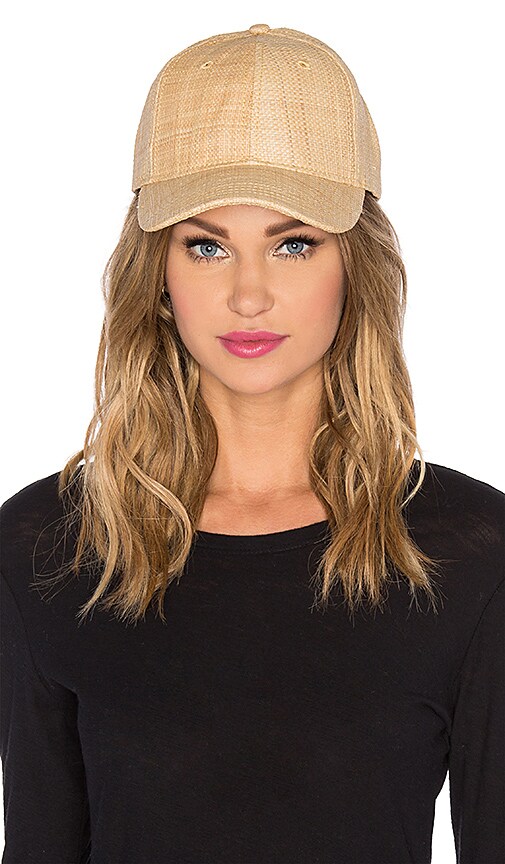 womens straw baseball cap