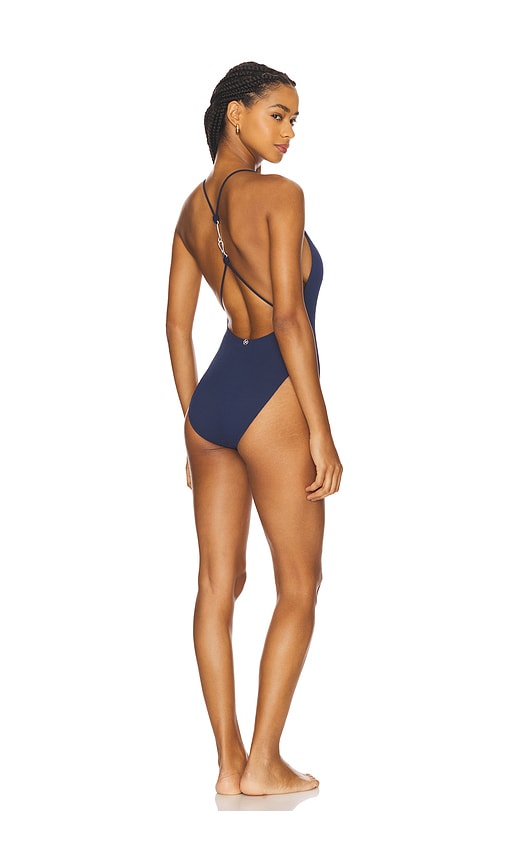 Alba Full One Piece Swimsuit in Navy. - size XS (also in L, M, S, XL)