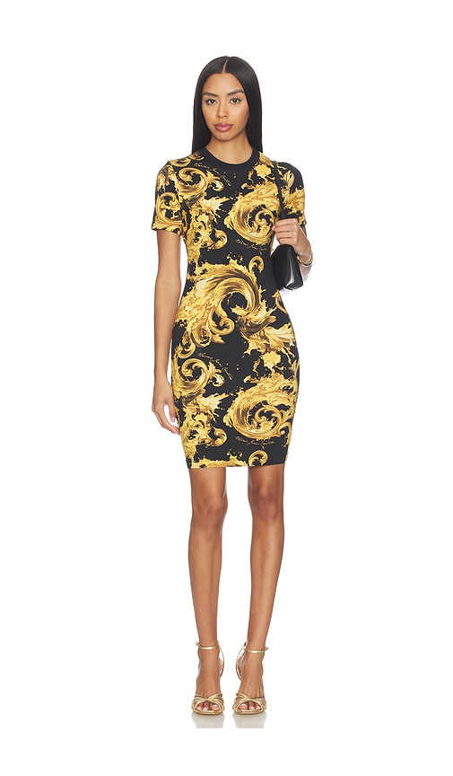 Versace Jeans Couture Baroque T-shirt Dress