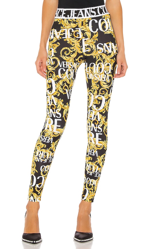 versace jeans couture leggings